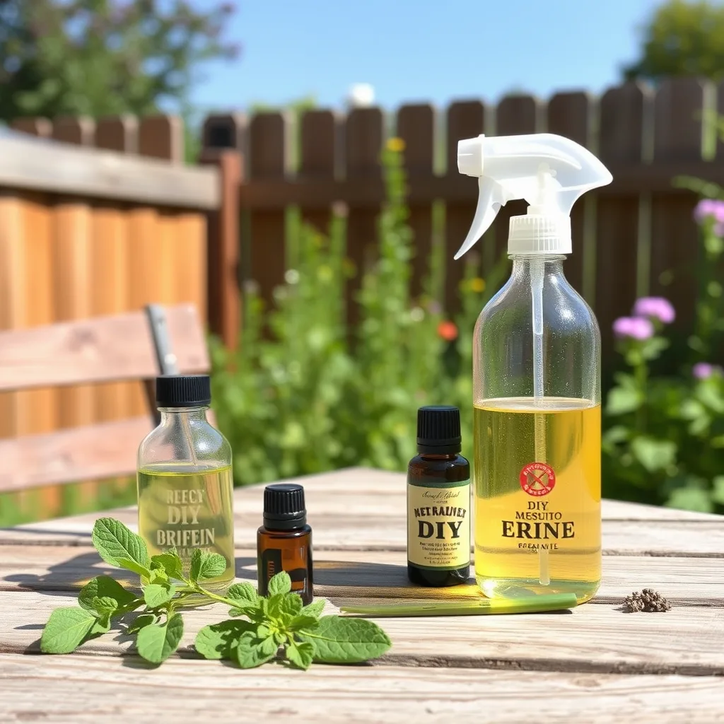 Fabriquer un répulsif maison contre le moustique tigre pour le jardin